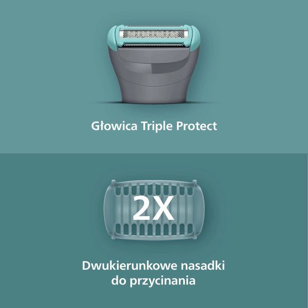 Тример для тіла (бодігрумер) Philips Body Groomer 3000 Series BG3480/15 1367577 фото