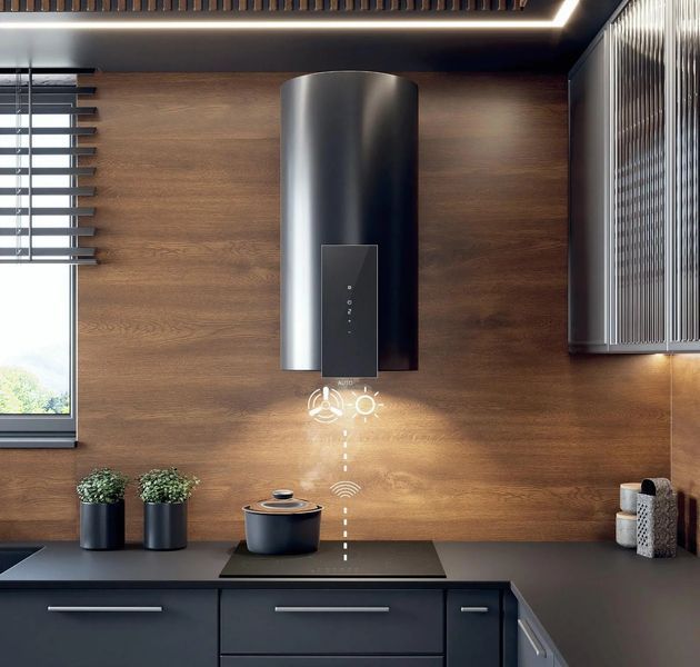 Витяжка декоративна VDB MAH Glass H2H Black 1349472 фото