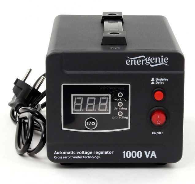 Стабилизатор напряжения EnerGenie EG-AVR-D1000-01 1441004ua фото