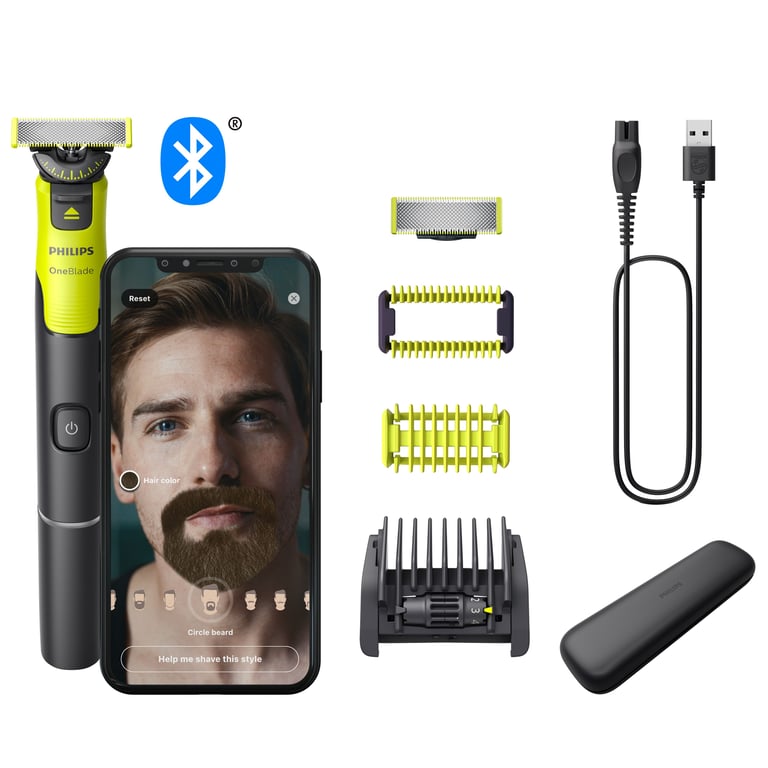 Фото Тример для бороди та вусів Philips OneBlade 360 QP4631/65