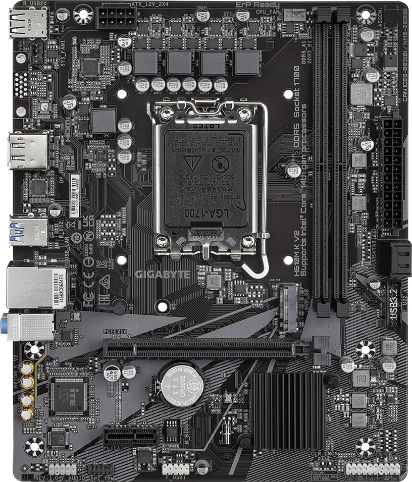 фото Материнская плата Gigabyte H610M K V2 1