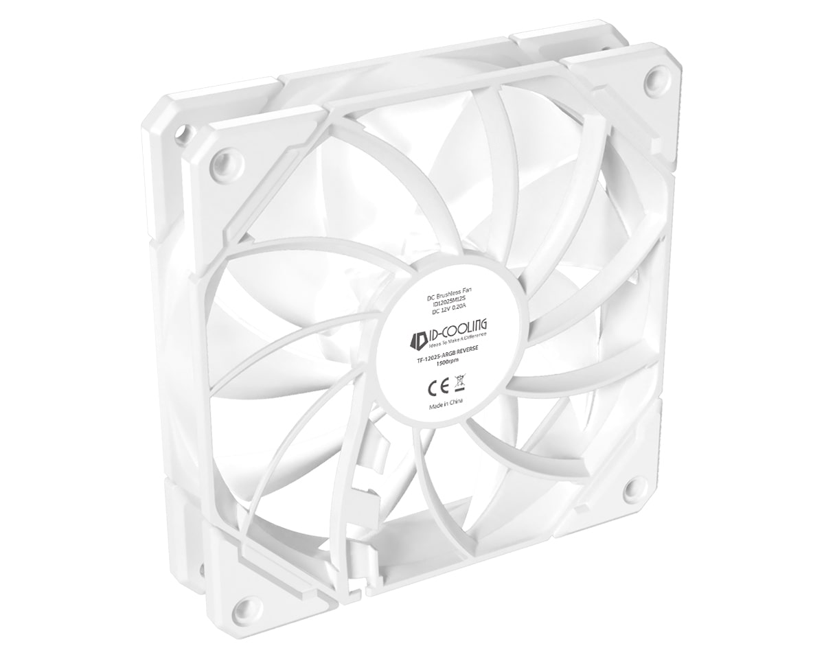 Фото Вентилятор ID-Cooling TF-12025-Pro ARGB Reverse White