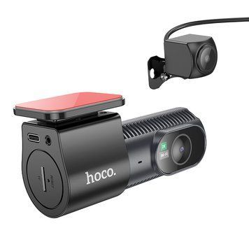Автомобільний відеореєстратор Hoco DV8 Black (6942007623384) 1424929ua фото