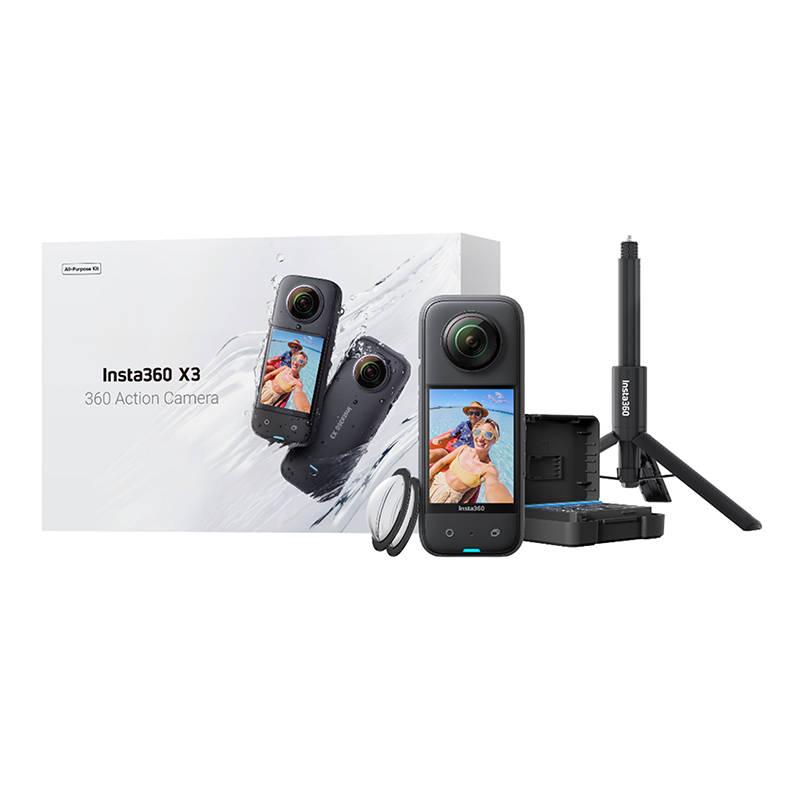 Фото Екшн-камера Insta360 X3 All-Purpose Kit (CINSAAQT)