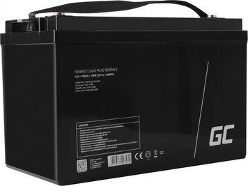 Акумулятор для ДБЖ/інвертора Green Cell AGM VRLA 100Ah 12V (AGM30) 1363403 фото