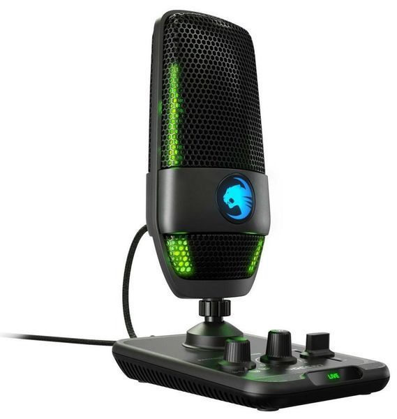 Мікрофон для ПК/ для стрімінгу, підкастів Roccat Torch RGB (ROC-14-912) 1380017ua фото