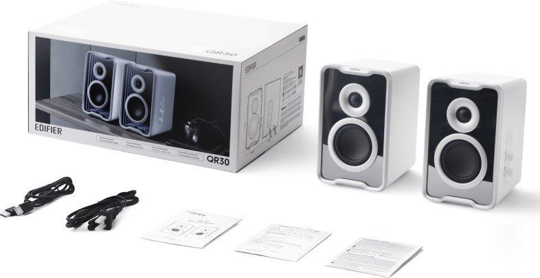 Акустичні колонки Edifier QR30 White 2.0 30W Bluetooth 1445445 фото