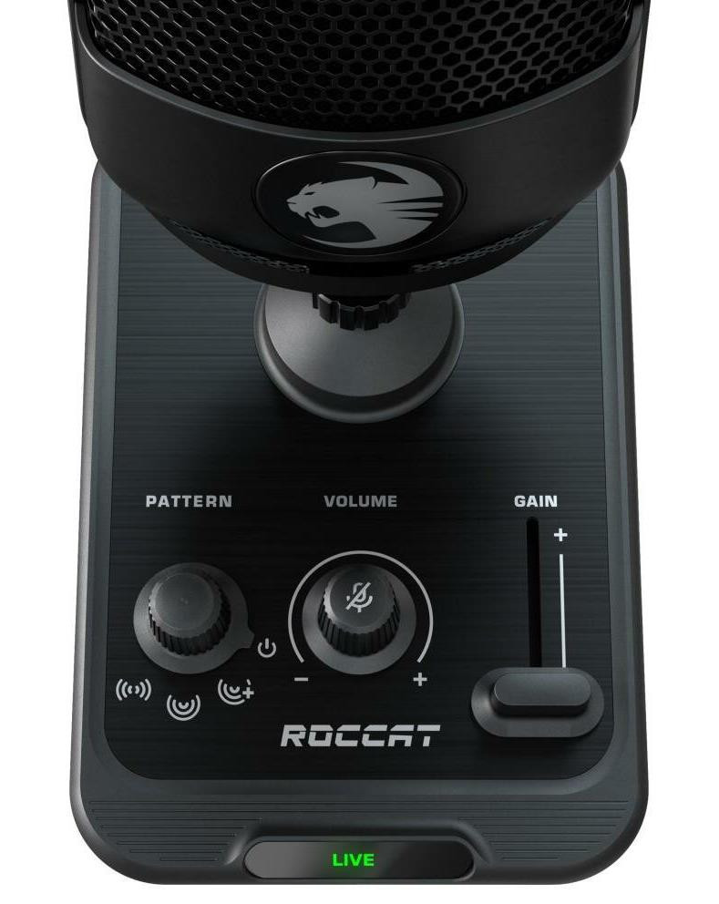 Фото Мікрофон для ПК/ для стрімінгу, підкастів Roccat Torch RGB (ROC-14-912)