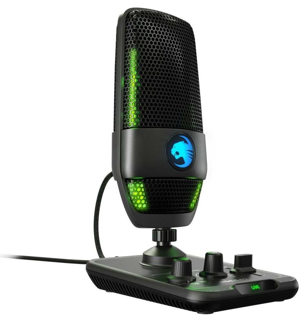Фото Мікрофон для ПК/ для стрімінгу, підкастів Roccat Torch RGB (ROC-14-912)