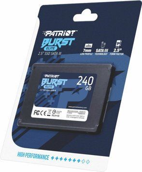 SSD накопитель Patriot Burst Elite 240 GB (PBE240GS25SSDR) 1358629ua фото