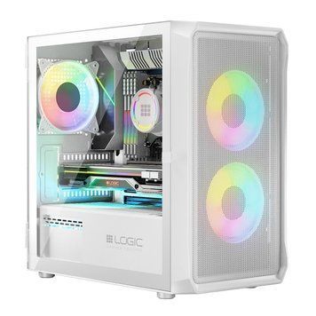Корпус Logic Concept Portos ARGB Mini White (AM-PORTOS-20-0000000-0002) 1399256 фото