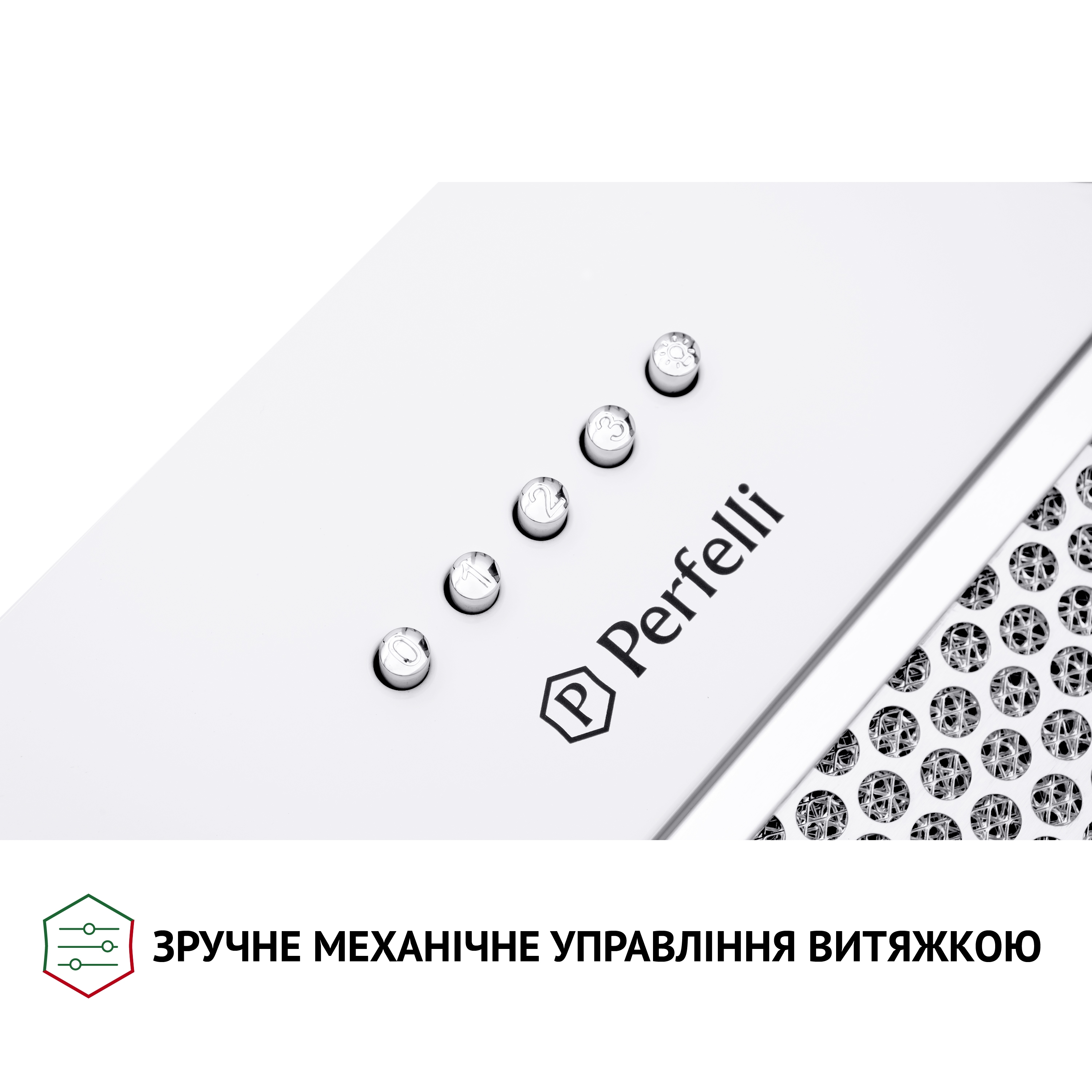 Фото Витяжка вбудована Perfelli BI 5652 WH 1000 LED