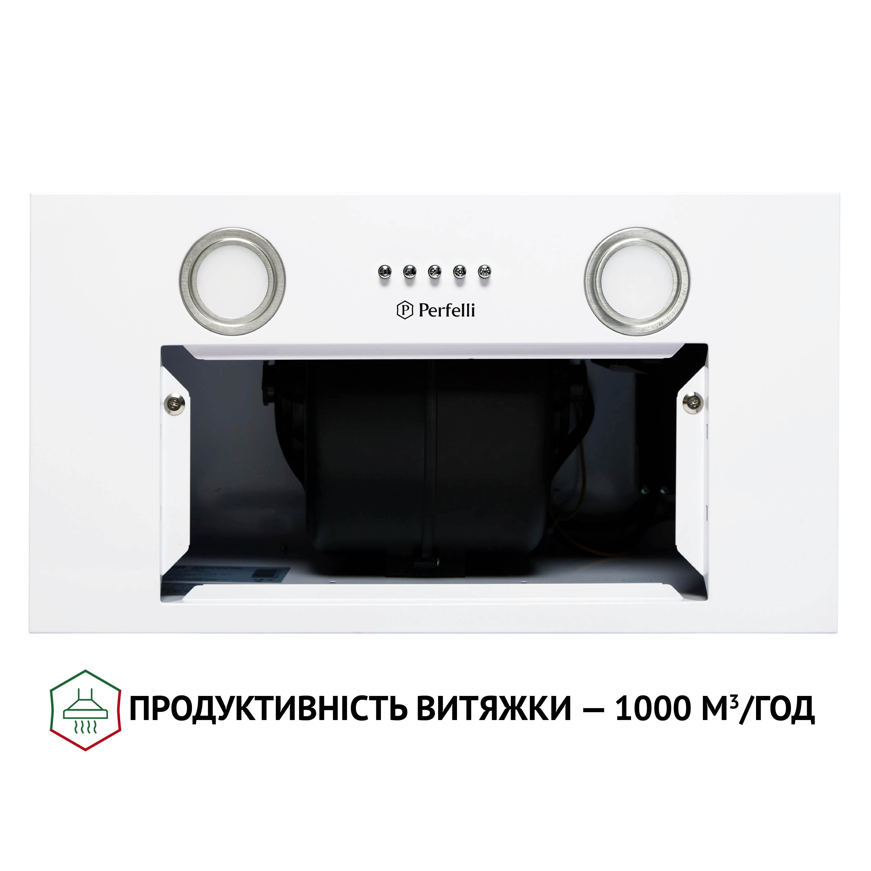 Фото Витяжка вбудована Perfelli BI 5652 WH 1000 LED