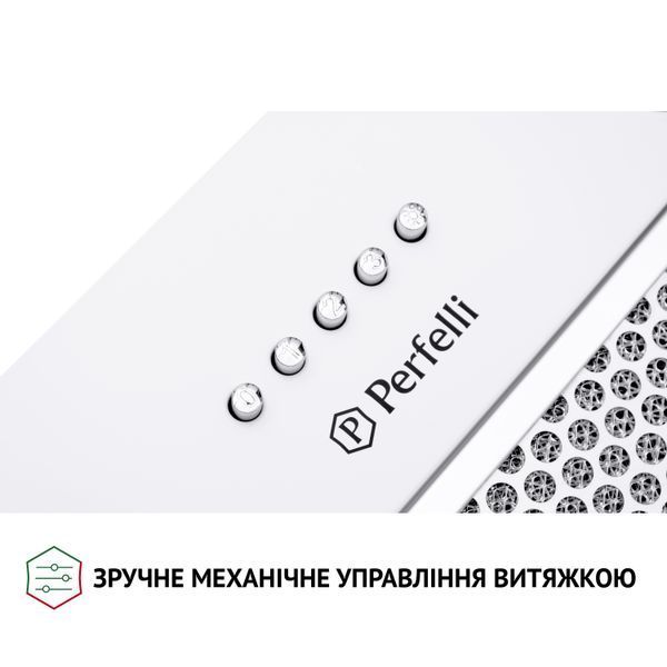 Витяжка вбудована Perfelli BI 5652 WH 1000 LED 1474812ua фото