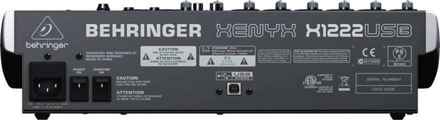 Мікшерний пульт Behringer Xenyx X1222USB 1404788 фото
