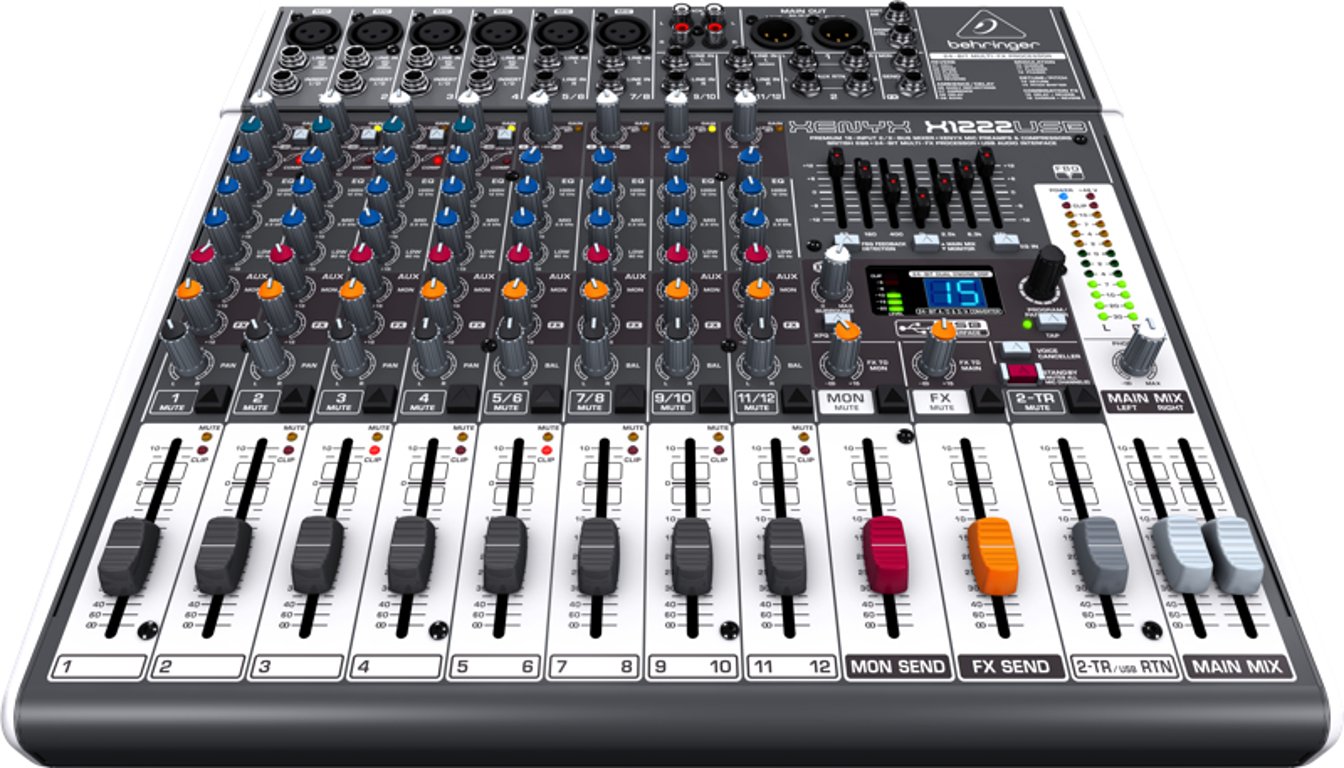 фото Мікшерний пульт Behringer Xenyx X1222USB 1