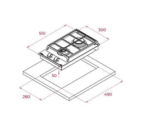 Варочная поверхность газовая Teka GZC 32300 XBC BK 1357400 фото