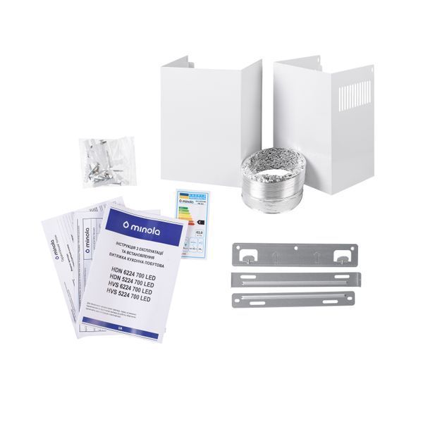 Витяжка похила Minola HDN 5224 WH 700 LED 1474871ua фото