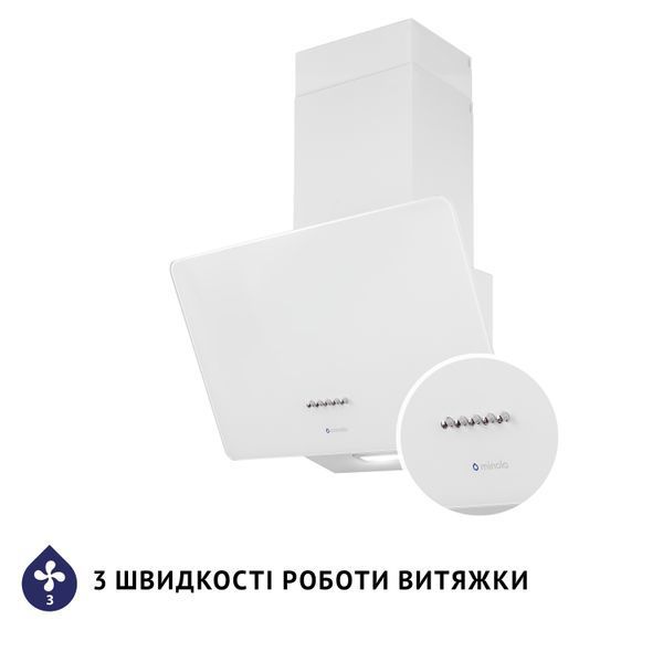 Витяжка похила Minola HDN 5224 WH 700 LED 1474871ua фото