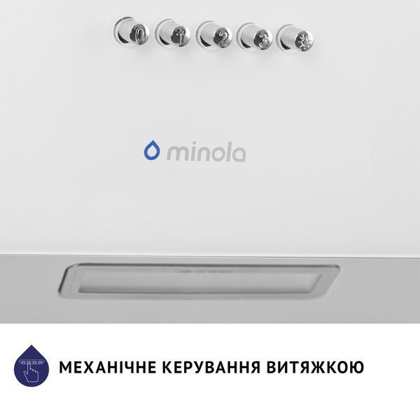 Витяжка похила Minola HDN 5224 WH 700 LED 1474871ua фото