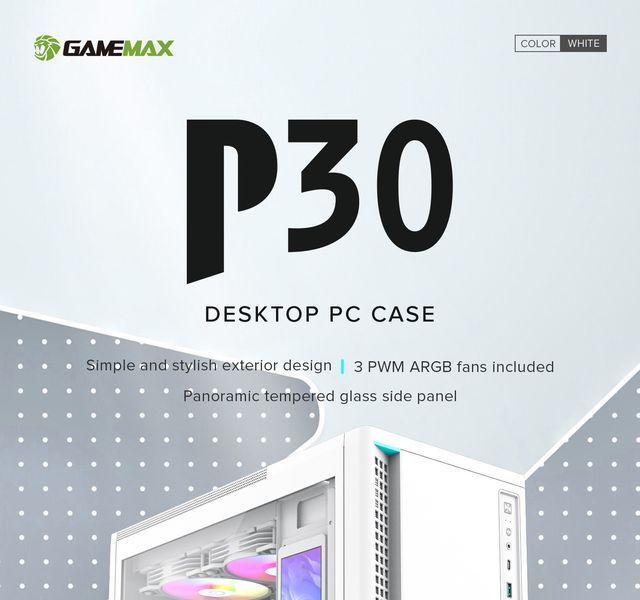 Корпус GameMax P30 WH 1475305ua фото