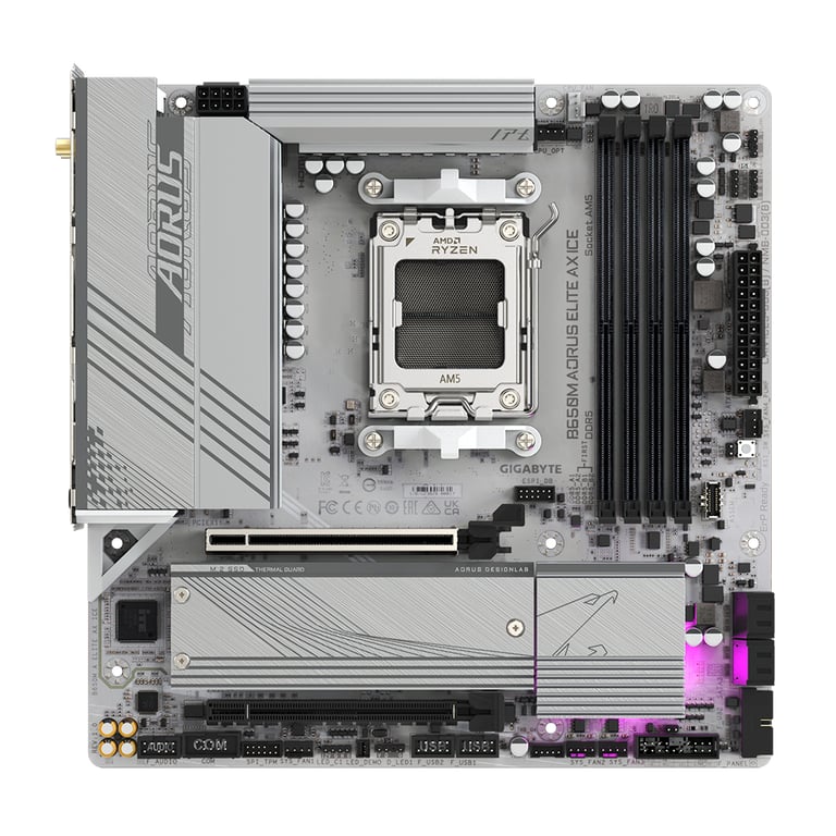 фото Материнська плата Gigabyte B650M Aorus Elite AX ICE 1