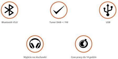 Радиоприемник GoGen DAB500BTC Black 1392347 фото