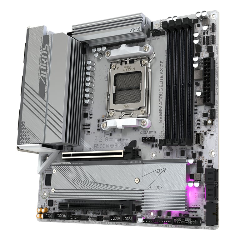 фото Материнська плата Gigabyte B650M Aorus Elite AX ICE 3