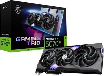 Видеокарта MSI GeForce RTX 5070 Ti 16G Gaming Trio OC 1446695 фото