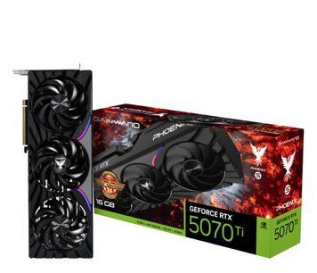 Відеокарта Gainward GeForce RTX 5070 Ti PhoenixS GS 16 GB (NE7507TS19T2-GB2031K) 1467727 фото