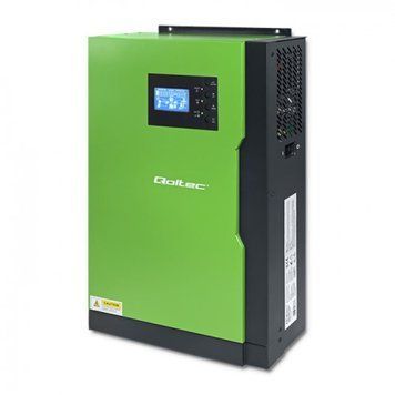 Автономний сонячний інвертор (off-grid) Qoltec Hybrid 10KVA 5,5kW 100A 48V MPPT Sinus (53887) 1407664 фото