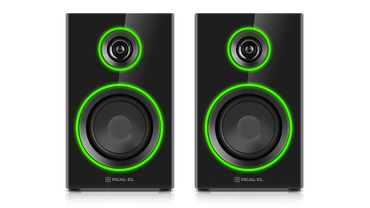 Фото Акустические колонки Real-El S-410 Black (EL121200016)