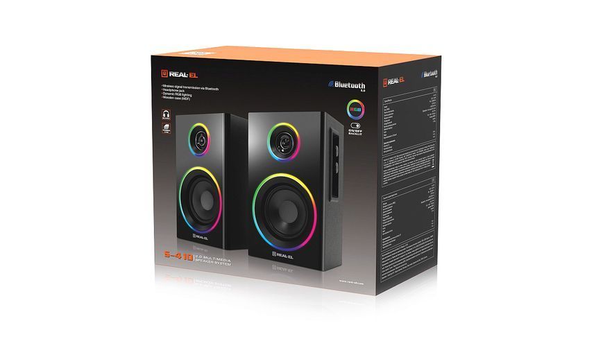 Акустические колонки Real-El S-410 Black (EL121200016) 1480445ua фото