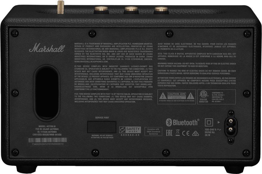 Моноблочная акустическая система Marshall Acton III Black (1006004) 1353915 фото