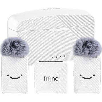 Мікрофонна радіосистема для смартфона Fifine M9W White 1473609ua фото