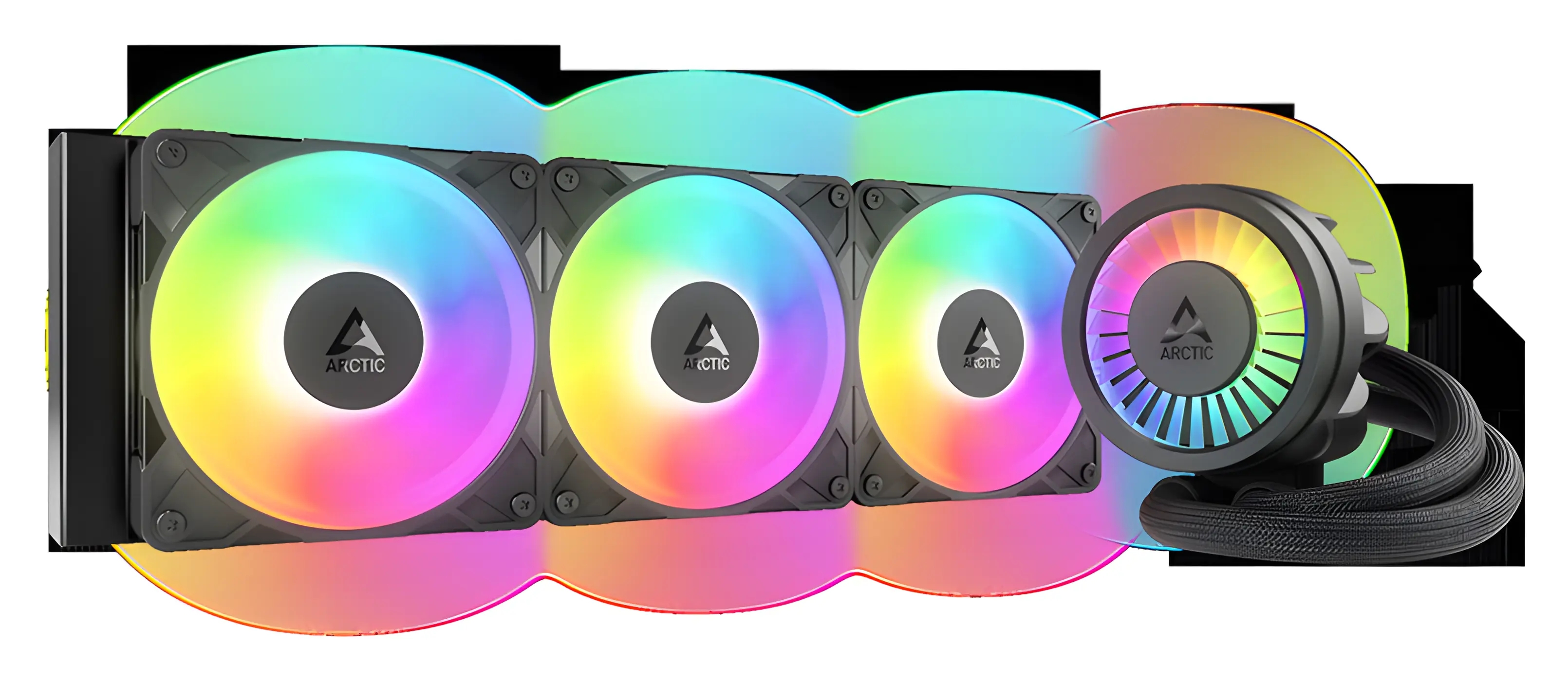 фото Водяне охолодження Arctic Liquid Freezer III Pro 360 A-RGB SI Black (ACFRE00169A) 1