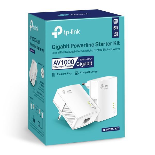 Powerline-адаптер TP-Link TL-PA7017 KIT 1371253ua фото