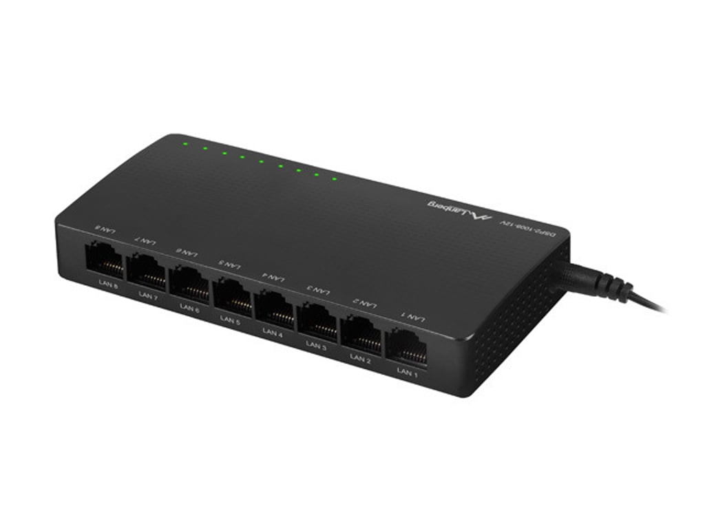 фото Коммутатор неуправляемый Lanberg DSP2-1008-12V 2