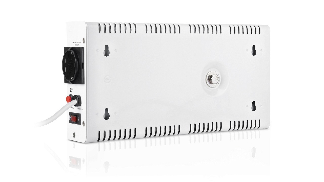 Фото Стабілізатор напруги Real-El Stab Slim-1000 White (EL122400007)