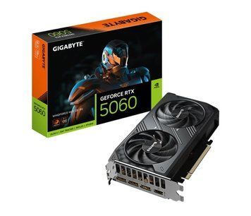 Видеокарта Gigabyte GeForce RTX 5060 Windforce Max OC 8G (GV-N5060WF2MAX OC-8GD) 1467738ua фото
