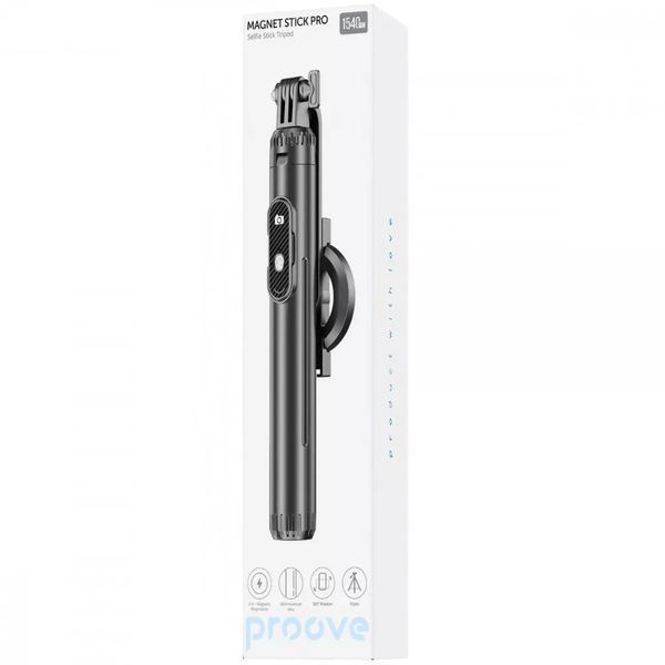 Монопод для смартфона Proove Magnet Stick Pro 1540mm Black (MPSP00002001) 1473682ua фото