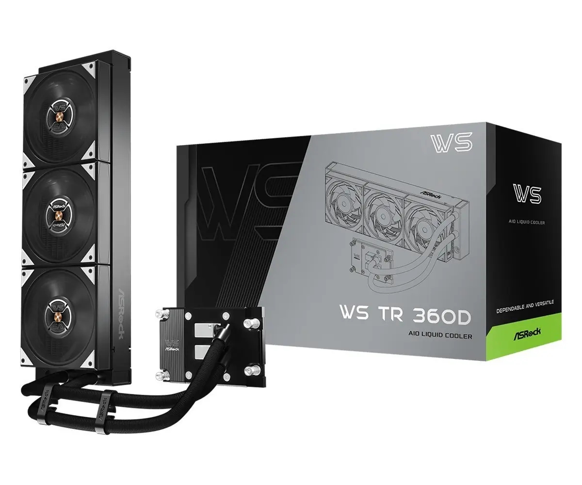 фото Водяне охолодження ASRock WS TR 360D 1