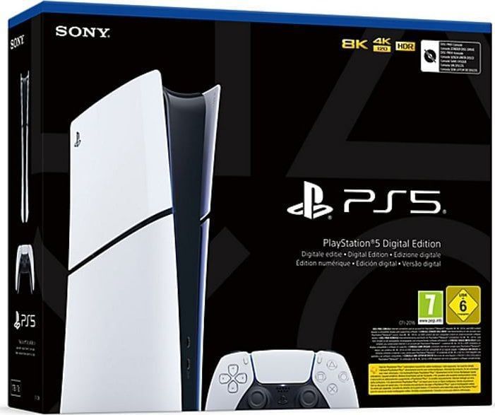 Стационарная игровая приставка Sony PlayStation 5 Slim Digital Edition 1TB (1000040660) 1365636 фото