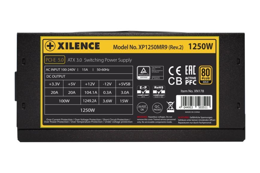 Блок живлення Xilence Performance X+ XP1250MR9.2 (XN178) 1344958 фото