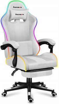 Комп'ютерне крісло для геймера Huzaro Force 4.7 White RGB 1397339 фото