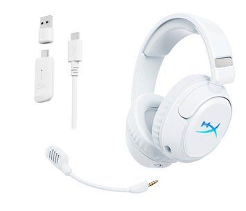 Навушники з мікрофоном HyperX Cloud Flight 2 Wireless White (B5VC5AA) 1478921 фото