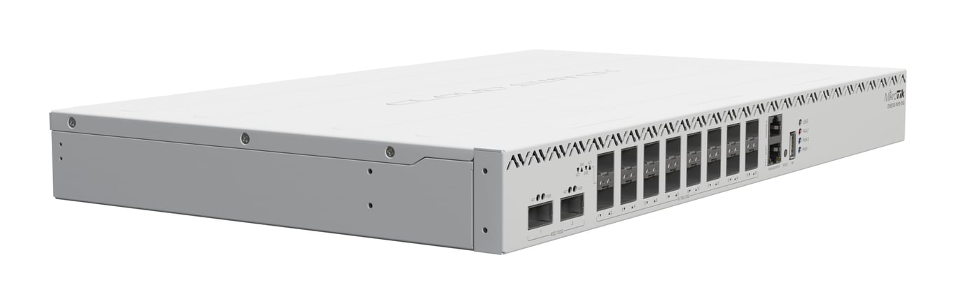 Фото Комутатор керований рівня 3 Mikrotik CRS518-16XS-2XQ