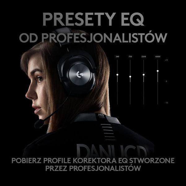 Компьютерная гарнитура Logitech G PRO X Wireless LIGHTSPEED Black (981-000907) 1373330 фото