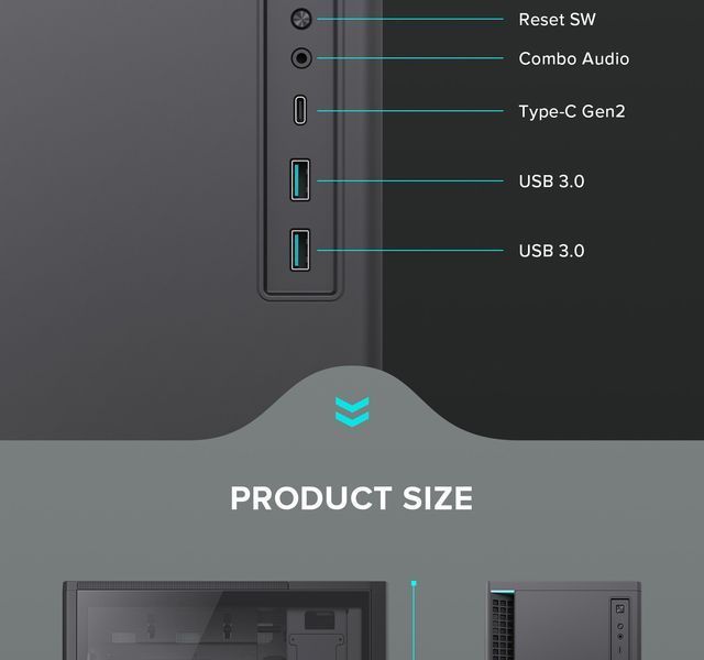 Корпус GameMax P30 BK 1475304ua фото