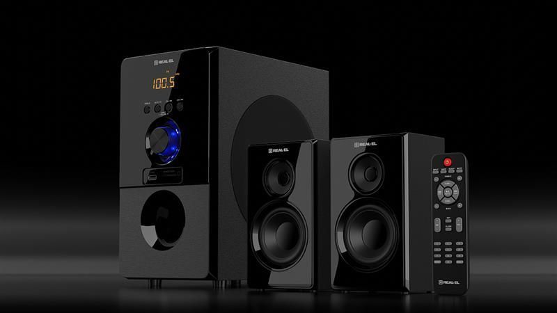 Мультимедийная акустика Real-El M-555 Black 1481627ua фото